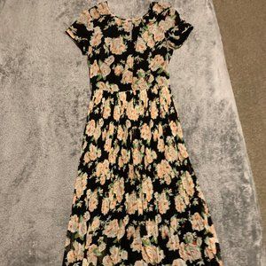 floral midi dress